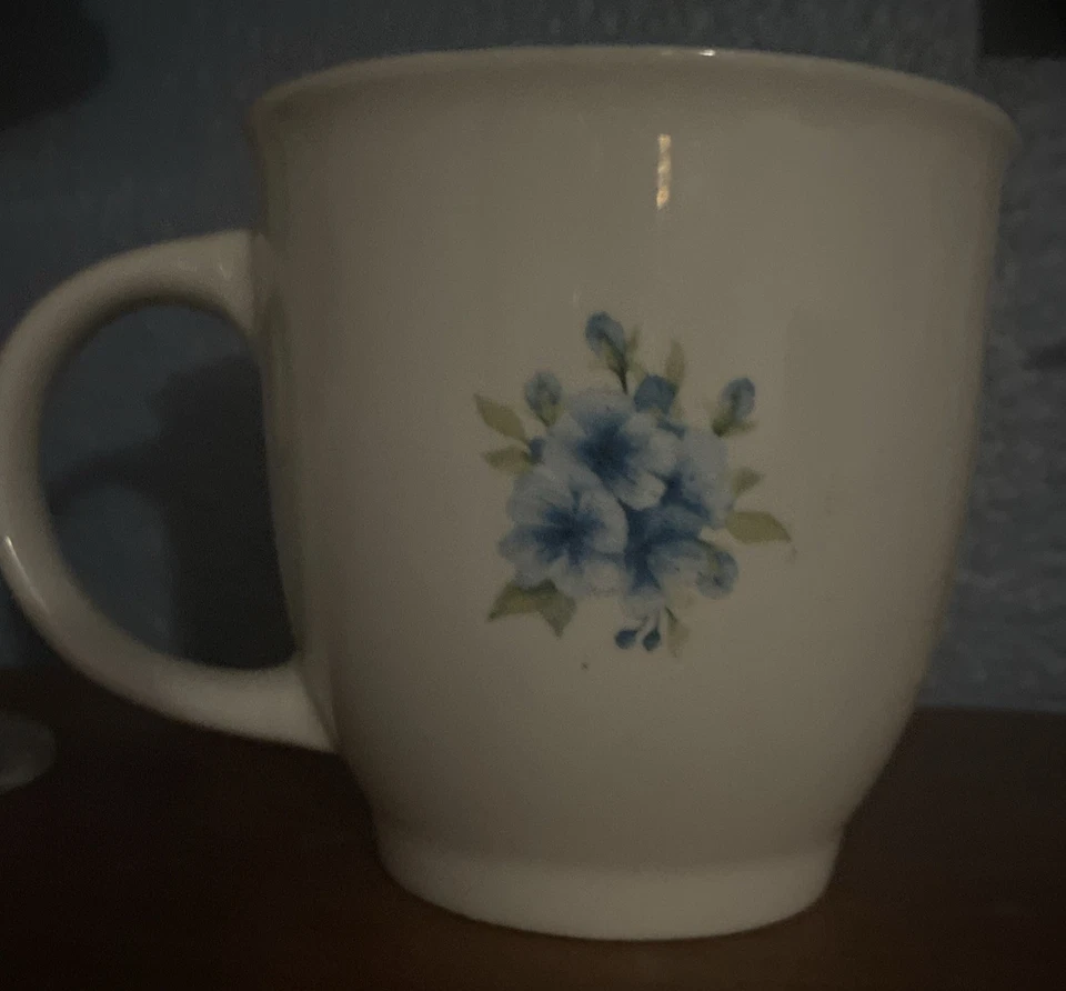 Blue Floral Ceramic Friendship Coffee/Tea Mug With Box Christian Art Gifts - Image 4 of 4