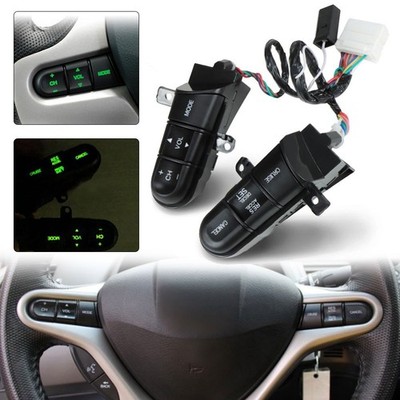 Steering Wheel Audio Control Cruise Switch Button For Honda Civic 2006-2008 US