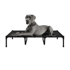 Elevated Dog Bed - 48x36-Inch Portable Pet Bed with Non-Slip Feet - Indoor/Ou...