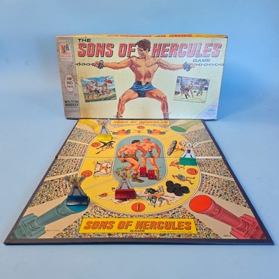 Vintage 1966 Sons of Hercules Board Game Milton Bradley Made in USA