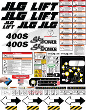Fits Jlg 400s Scissor Lift Decal Kit 3m Vinyl Free Shipping Fits Jlg 400s Scissor Lift Decal Kit 3m Vinyl Free Shipping