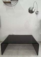 Table basse vintage en plexiglas style Michel Dumas années 70