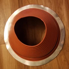 Flashers #6 Silicone High Temp Round Flexible Roof Jack Pipe Boot Metal Roofing