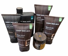 Every Man Jack Mens Grooming Bundle Shampoo Face Wash Shave Cream Beard Butter