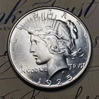 ✯ 1925 P Uncirculated Peace Silver Dollar 1x Choice/Gem BU From OBW Roll Estate✯