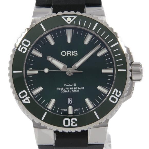 New Oris 01 733 7730 4157 07 Aquis Date Automatic