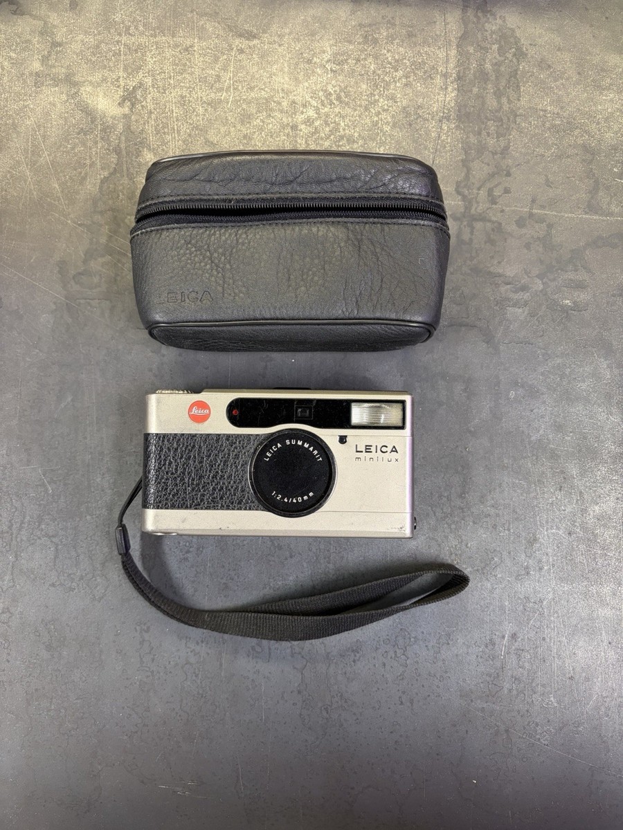 LEICA minilux フィルムカメラ　ジャンク Leica Minilux 35mm Compact Film Camera Silver Black with Leica