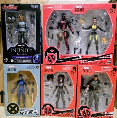 Marvel Legends Deadpool Negasonic Cable Domino Mystique Quicksilver
