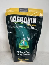 Dasuquin MSM Joint Health Supplement (Large Dogs) 84 CHEWS NEW 01/27