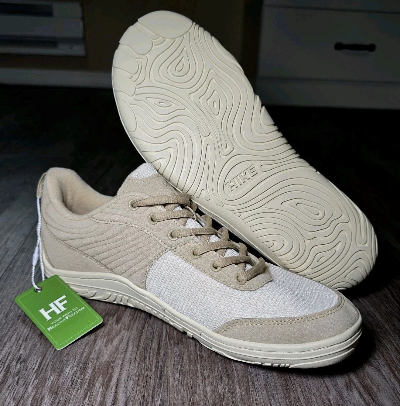 NWT HIKE Altra Prime Barefoot Shoes EU 41/ Men's 8-8.5 Sandstone Cream