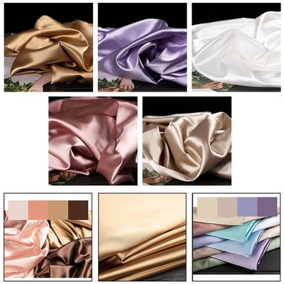 Lassen Sie Ihr Handwerk glänzen mit Seidenimitat Stoff glatt und glänzend Satin