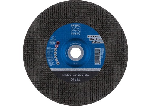 PFERD Trennscheiben Für Stahl – 25 Stück, 2,9 Mm X 180 Mm, Max. 8500 U/min