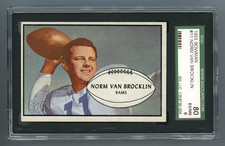 1953 Bowman #11 Norm Van Brocklin SGC 6 EX/NM #1259739-004