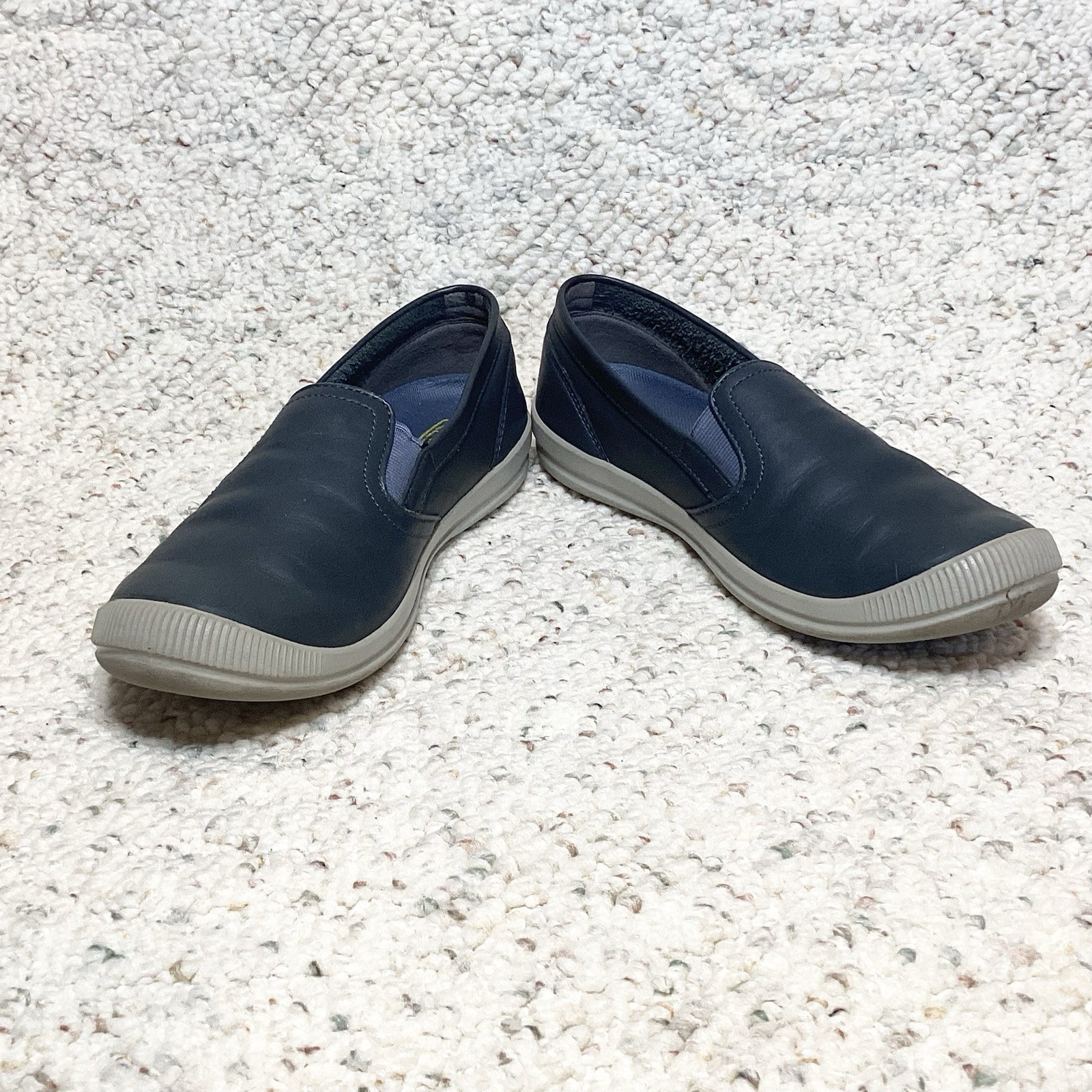 Mocassini donna Keen in pelle turchese scuro taglia 7