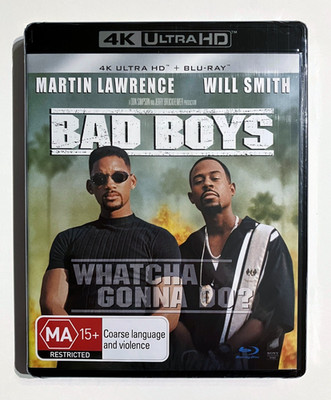 Bad Boys 1995 Will Smith Martin Lawrence Action Movie BRAND NEW Oz 4K / Blu-Ray
