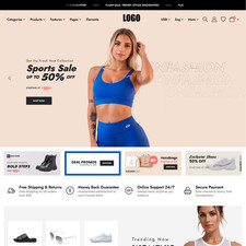 Sports Store Website Design for Sale FREE VPS Web Hosting