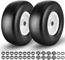 2Pack 13x5.00-6 Flat Free Tires