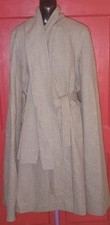 Vintage Wool Coat Cape Cloak Grey Sz L