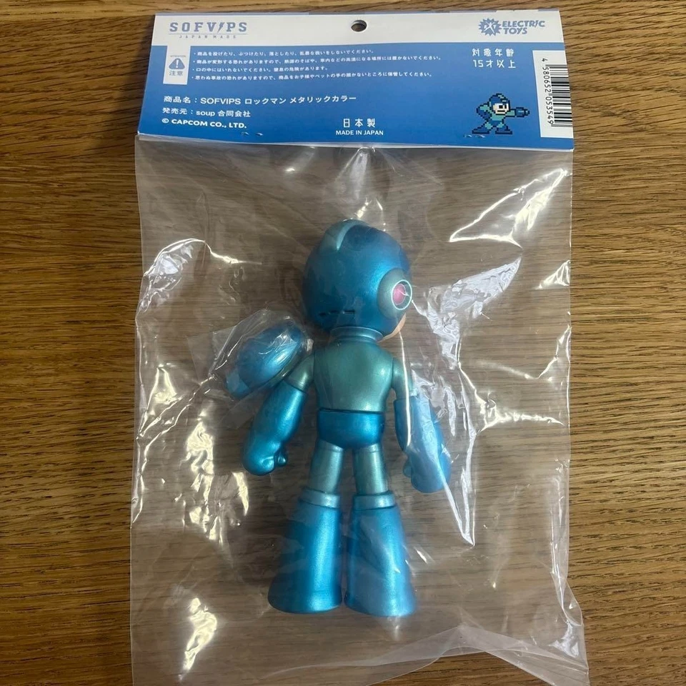 SOFVIPS Mega Man Rockman Juego de 8 figuras de vinilo suave Capcom NUEVO de Japón Foto 4 de 4