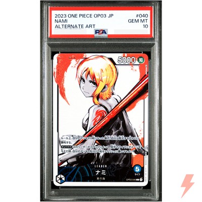 PSA 10 Nami (Alt Art) OP03-040 Pillars of Strength - ONE PIECE