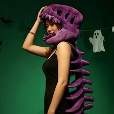 75/115 cm Usable Dinosaurio Esqueleto Disfraz Peluche Calavera Juegos con disfraces Traje de Halloween