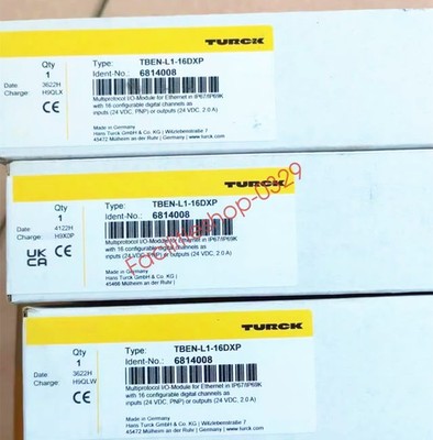 1pcs TURCK TBEN-L1-16DXP 6814008 Multiprotocol I/O Module DHL/FedEx