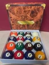 american pool ball set size 2" (50.8mm) 120gram