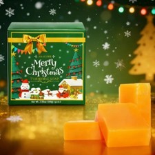 3 Pack Turmeric Soap Gift Set, 3.53oz Each, Handmade Turmeric Soap Bar