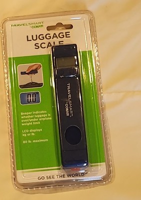 Travel Smart by Conair Compact Luggage Scale Digital Display 80 lb Capacity