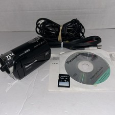 Panasonic SDR-S26 SDHC Digital Camcorder 70X Zoom w/ Battery, Charger  SD Card