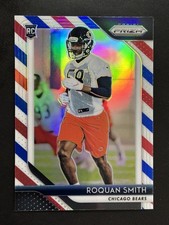 2018 Prizm Roquan Smith Rookie Red White Blue #242 Baltimore Ravens RC