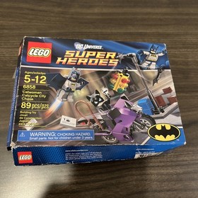 LEFO DC Super Heroes Batman 6858 Catwoman Car cycle City Chase Complete