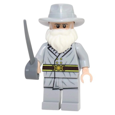 #ad Custom General Robert E. Lee Minifig made using LEGO parts Bricks At War $20.00