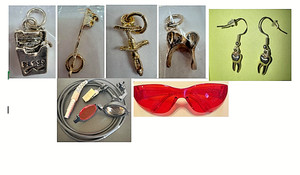 Oroscoptic Discovery Headlamp W/ Clip Kit, Protective Glasses, Earrings, charms