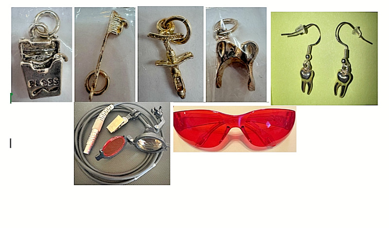 Oroscoptic Discovery Headlamp W/ Clip Kit, Protective Glasses, Earrings, charms