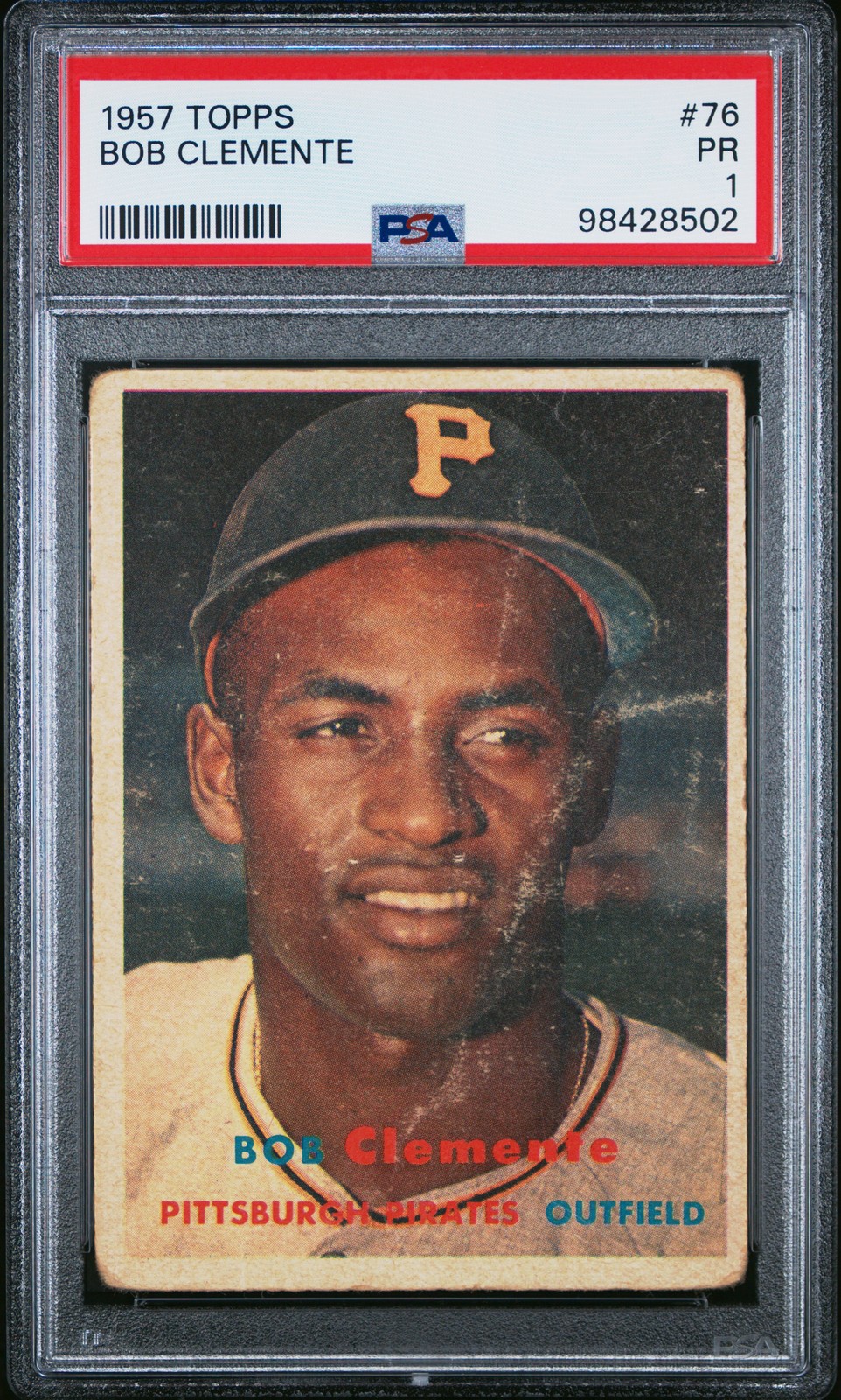 1957 TOPPS #76 BOB CLEMENTE PSA 1