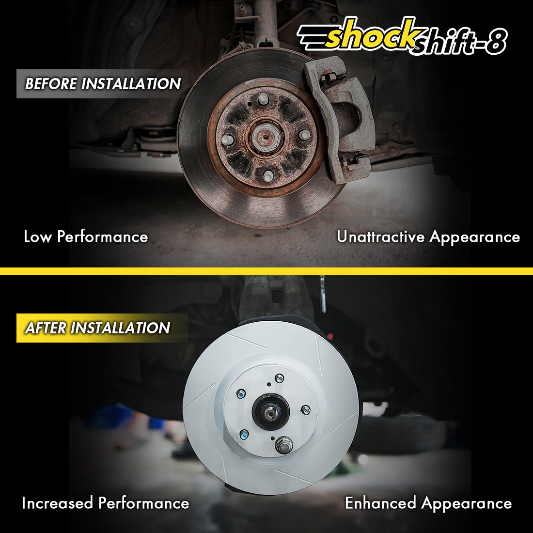 Front Disc Brake Rotors for Maserati Ghibli 3.0L 2014 2015 2016 2017