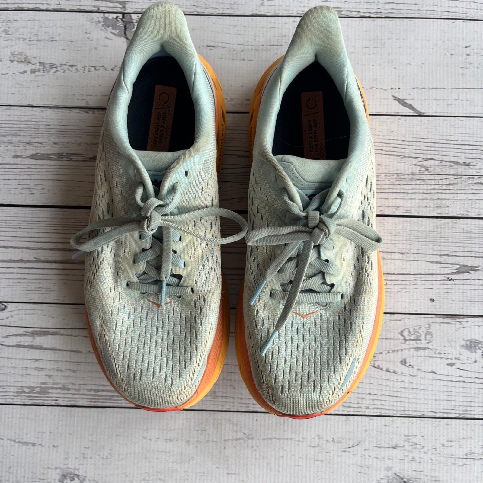 Hoka Clifton 8 Running Jogging Shoes Athleisure Gorpcore Women's Size 7D thumbnail 2