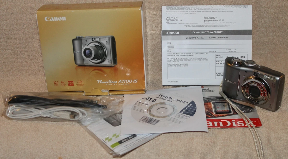 Canon PowerShot A1100 IS Canon PowerShot Digital Cameras for Sale