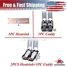 M.2 SSD3 SSD4 Bracket Caddy Heatsink For HP ZBook Fury 15 G7 G8 NVME M17040-001