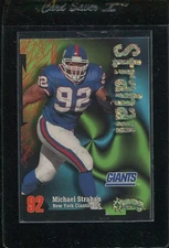 1998 Skybox Thunder Michael Strahan Rave Insert /150 HOF Giants