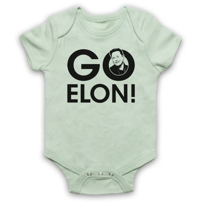 ELON MUSK GO ELON TRIBUTE UNTERNEHMER FREIE MEINUNG BABY WACHSEN BABYANZUG GESCHENK
