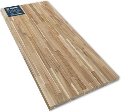  48''L x 25''W x1.5''Thick Acacia Solid Wood Butcher Block Countertop