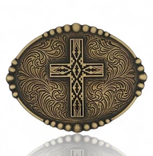 Montana Silversmiths Faith of the Southwest Cross Buckle - Retail $50 ~ New