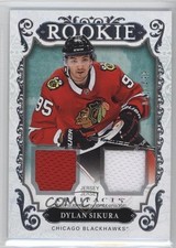 2018 Upper Deck Artifacts Rookies Silver Material 140/499 Dylan Sikura #163 0c3