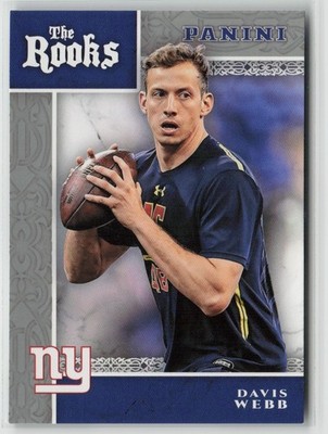 2017 Panini The Rooks Davis Webb #RO-DW RC New York Giants