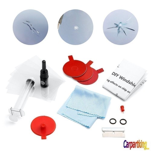Ensemble d'outils de réparation de pare-brise kit de voiture à faire soi-même verre à vent pour réparation de fissures de copeaux - Photo 4 sur 11