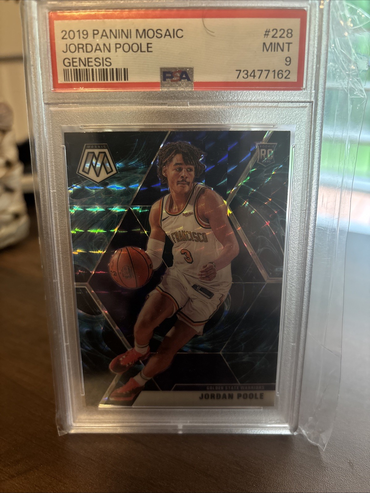2019-20 Panini Mosaic - Rookies Jordan Poole #228 Genesis Prizm (RC)