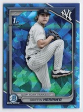 2024 Griffin Herring 1st Bowman Chrome Draft Sapphire Edition #BDC-173 Yankees