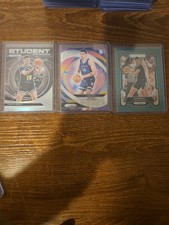 Zach Edey Rookie Card Lot (Prizm Draft, Prizm Draft And Prizm)